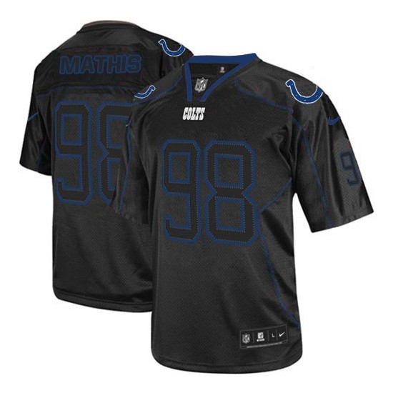Robert Mathis Men\'s Jersey : Nike Indianapolis Colts 98 Elite Lights ...