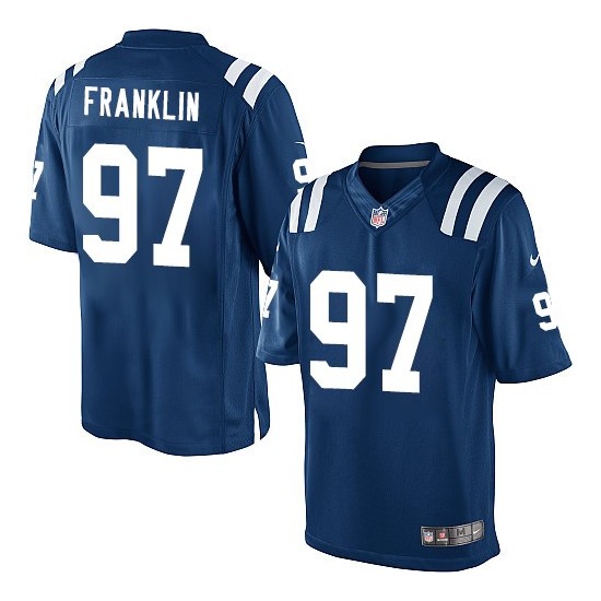 Aubrayo Franklin Men's Jersey Nike Indianapolis Colts 97 Limited