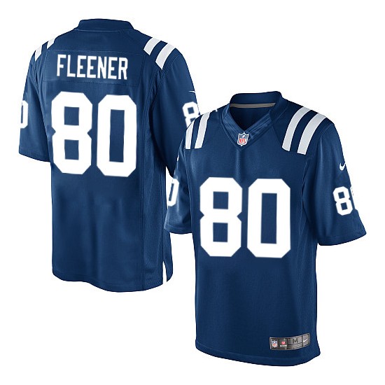 Coby Fleener Men's Jersey Nike Indianapolis Colts 80 Limited Royal
