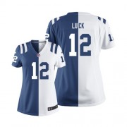Andrew Luck Women's Jersey : Nike Indianapolis Colts 12 Elite Team/Road Two Tone Jersey