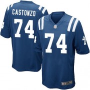 Anthony Castonzo Men's Jersey : Nike Indianapolis Colts 74 Game Royal Blue Team Color Home Jersey