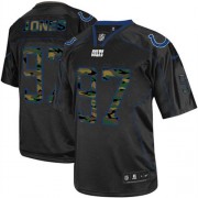 Arthur Jones Men's Jersey : Nike Indianapolis Colts 97 Elite Black Camo Fashion Jersey