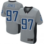 Arthur Jones Men's Jersey : Nike Indianapolis Colts 97 Elite Grey Shadow Jersey