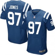 Arthur Jones Men's Jersey : Nike Indianapolis Colts 97 Elite Royal Blue Team Color Home Jersey