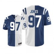 Arthur Jones Men's Jersey : Nike Indianapolis Colts 97 Elite Team/Road Two Tone Jersey