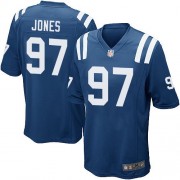 Arthur Jones Men's Jersey : Nike Indianapolis Colts 97 Game Royal Blue Team Color Home Jersey
