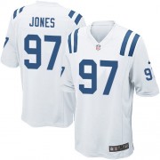Arthur Jones Men's Jersey : Nike Indianapolis Colts 97 Game White Road Jersey