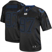 Arthur Jones Men's Jersey : Nike Indianapolis Colts 97 Limited Lights Out Black Jersey