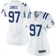 Arthur Jones Women's Jersey : Nike Indianapolis Colts 97 Elite White Road Jersey