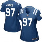 Arthur Jones Women's Jersey : Nike Indianapolis Colts 97 Game Royal Blue Team Color Home Jersey
