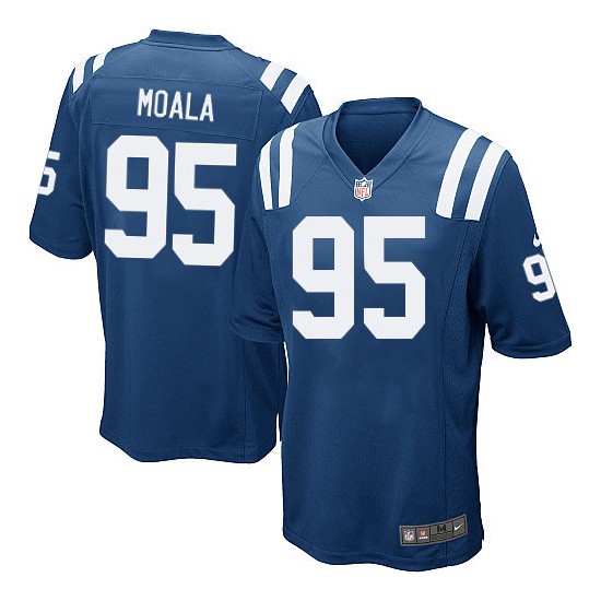 Fili Moala Youth Jersey Nike Indianapolis Colts 95 Elite Royal Blue