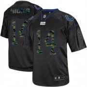 Hakeem Nicks Men's Jersey : Nike Indianapolis Colts 14 Elite Black Camo Fashion Jersey