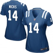Hakeem Nicks Women's Jersey : Nike Indianapolis Colts 14 Game Royal Blue Team Color Home Jersey