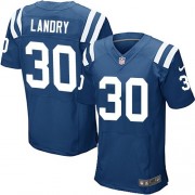 LaRon Landry Men's Jersey : Nike Indianapolis Colts 30 Elite Royal Blue Team Color Home Jersey