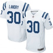 LaRon Landry Men's Jersey : Nike Indianapolis Colts 30 Elite White Road Jersey