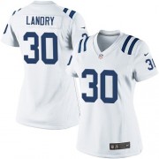 LaRon Landry Women's Jersey : Nike Indianapolis Colts 30 Elite White Road Jersey